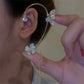 💕💕Schlichte Ohrclips mit Schmetterlings- und Blumenmotiv & Quasten – Elegant & bequem, ohne Ohrloch 🌸🦋