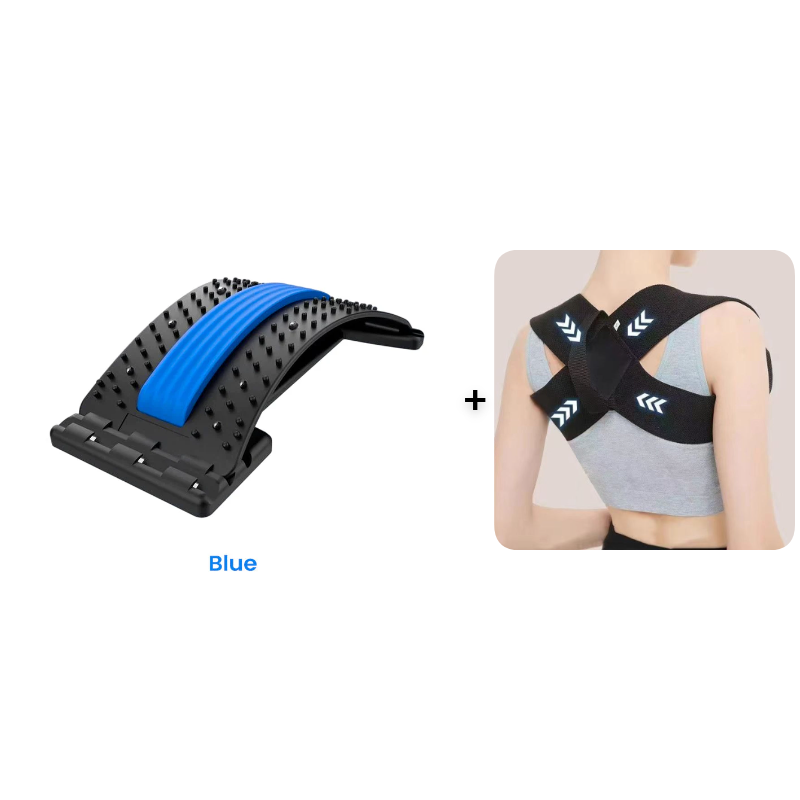 💐 SONDERANGEBOT – 55 % Rabatt! Hochwertiger magnetischer Lendenwirbelstrecker – sanfte Akupunkturmassage, atmungsaktiver Stoff