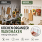 Multifunktionaler Schiebehaken – Montage ohne Bohren, verstellbarer Hakenabstand. Hält Geschirr, Handtücher & Bademäntel – keine Beschädigung der Wand! 🏠✨