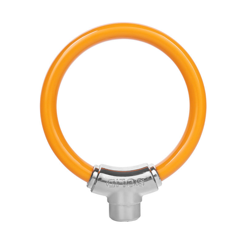 Tragbares Anti-Diebstahl-Stahlkabelschloss in Ringform für Fahrräder