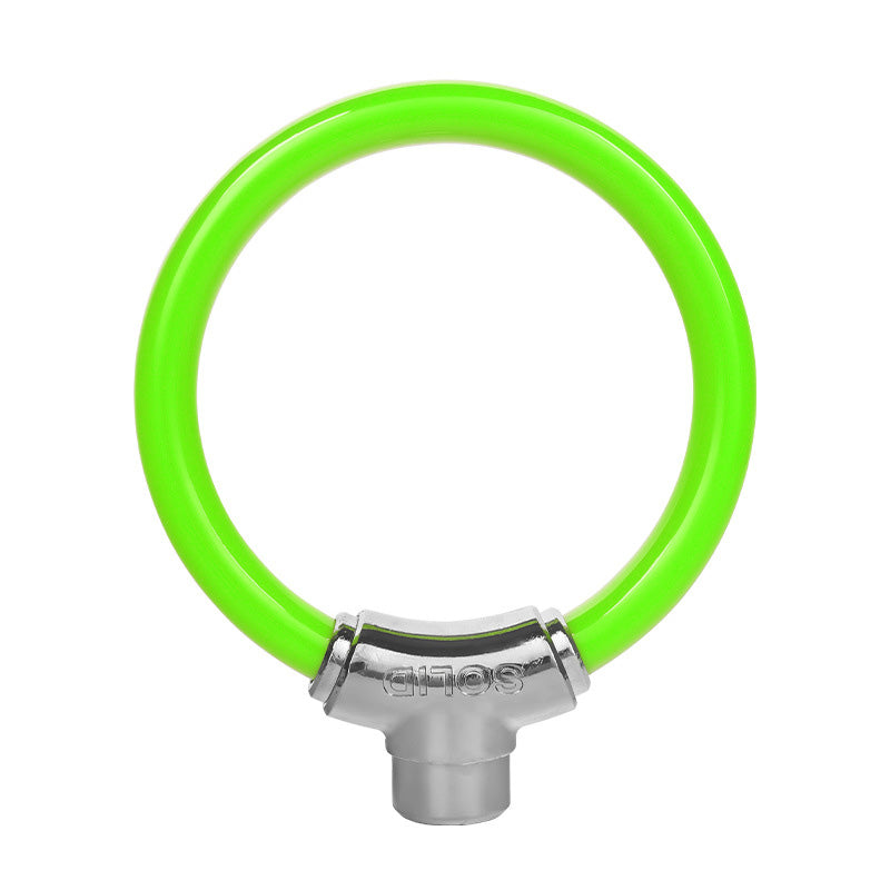 Tragbares Anti-Diebstahl-Stahlkabelschloss in Ringform für Fahrräder