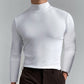 ⛳⛳Die Wahl des Erfolgs👔👔Slim Fit Langarm-T-Shirt für Herren mit Stehkragen