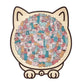 🎁Weihnachtsangebot 49 % Rabatt🎅135-teiliges Holzpuzzle in Morandi-Farben in Katzenform