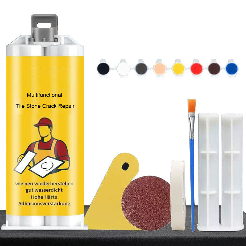 🔥Heißer Verkauf 60% Rabatt✨Multifunktionales Reparatur-Set für Risse in Fliesen und Steinen