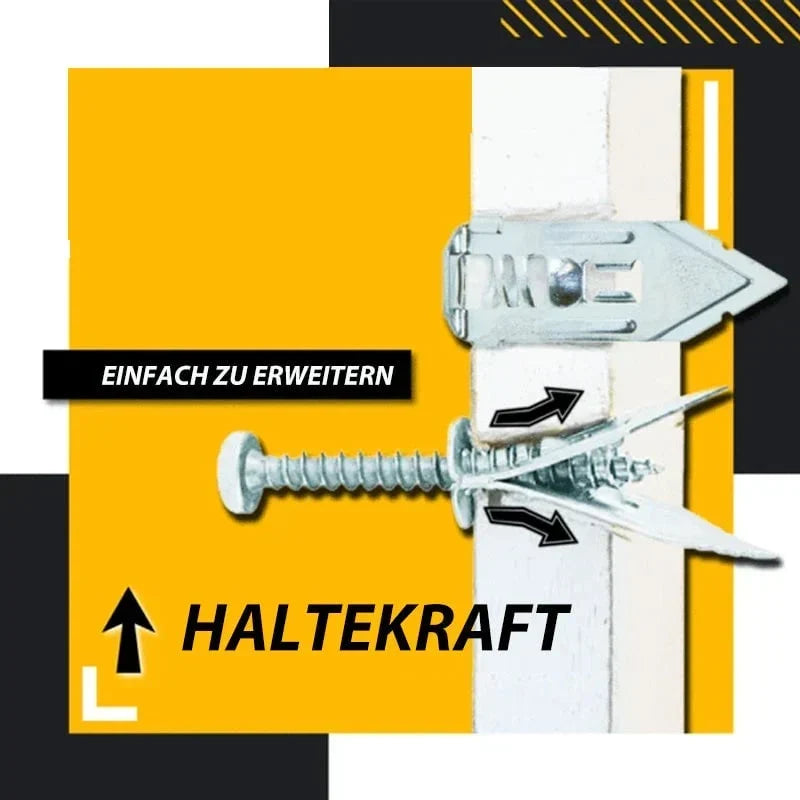 💥🧰🎁 AKTION -50%! Komplettes Gipskarton-Schrauben & Dübel Set – Verzinkt, Selbstbohrend, Hochfest, bis zu 200 Stück
