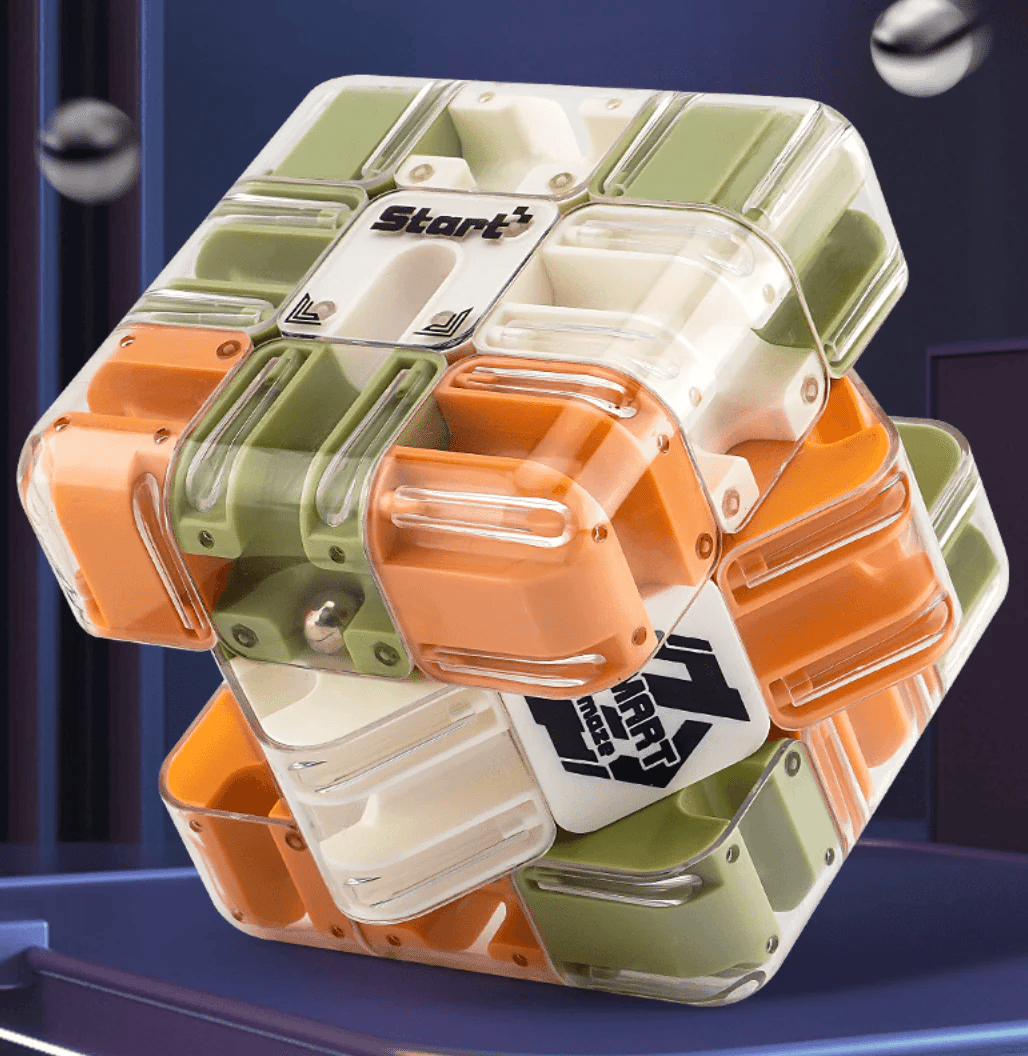 🧩Großes Labyrinth 3D-Puzzle Labyrinthwürfel – spannendes Denkspiel
