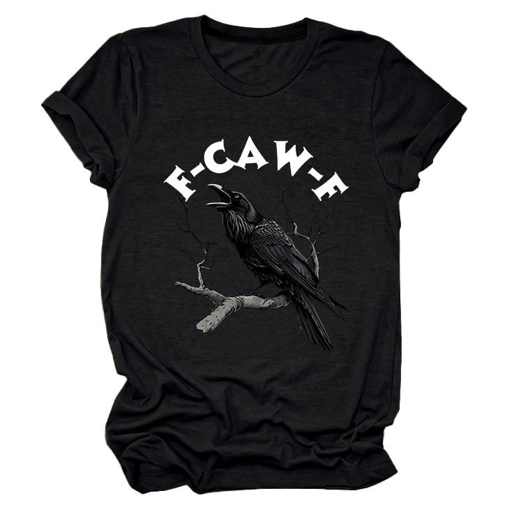 🤩Überraschungspreis: Nur 14,99 £!!🖤🐦‍⬛F-Caw-F Lustiges Krähen-T-Shirt
