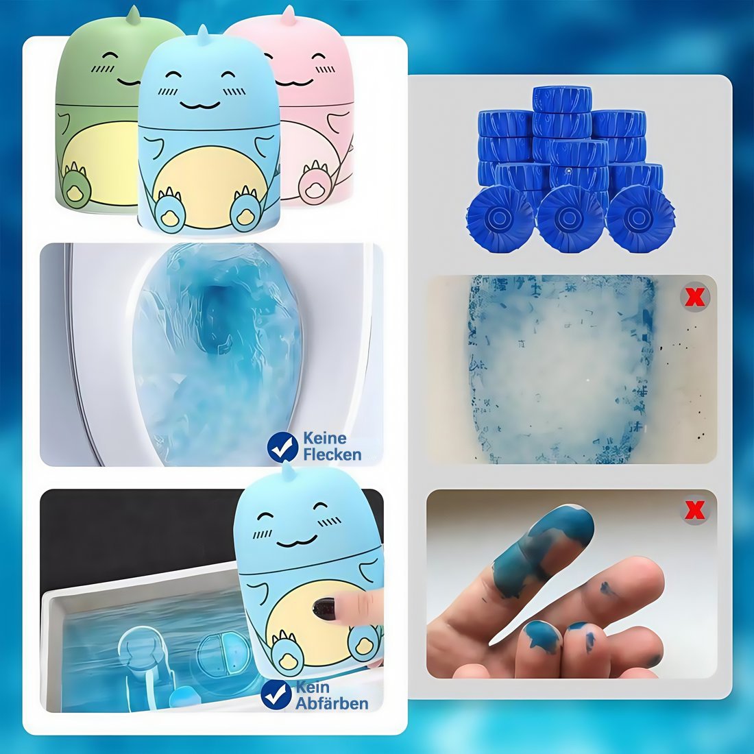 🔥 LETZTER TAG 50 % RABATT 🔥 Toilettenreiniger & Toilettendeodorant Wonder
