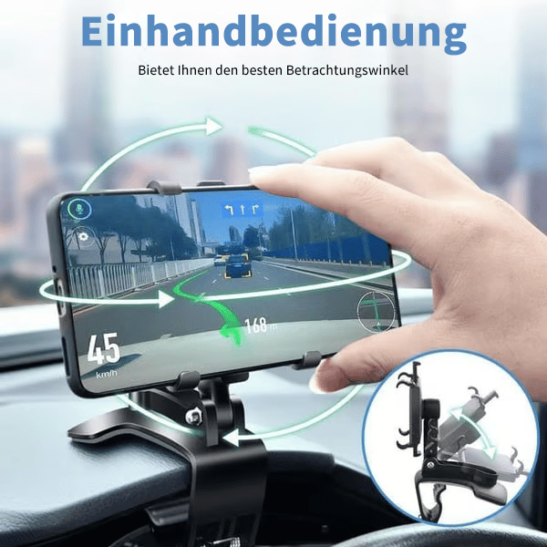 🏆2026 Neuankömmling50% RABATT - 360-Grad-drehbare Handyhalterung fürs Armaturenbrett im Auto