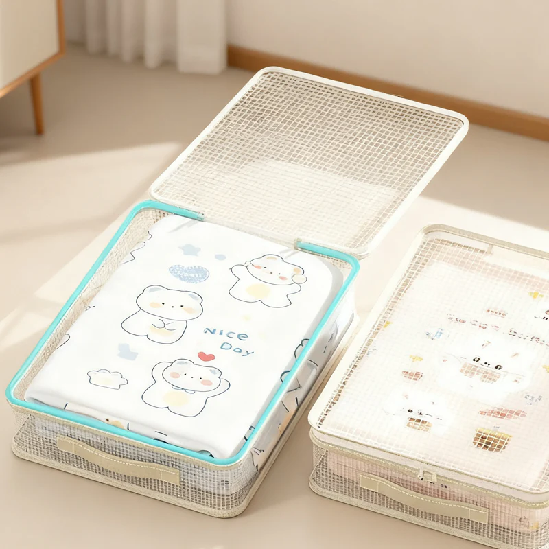 👚 KAUF 1 ERHALT 1 KOSTENLOS! 🛍️ DURCHSICHTIGE SCHRANKORGANIZER - 6-teiliges Set mit Vakuumventil, Spart 80% Platz & Schützt Kleidung vor Staub und Feuchtigkeit 🔒✨