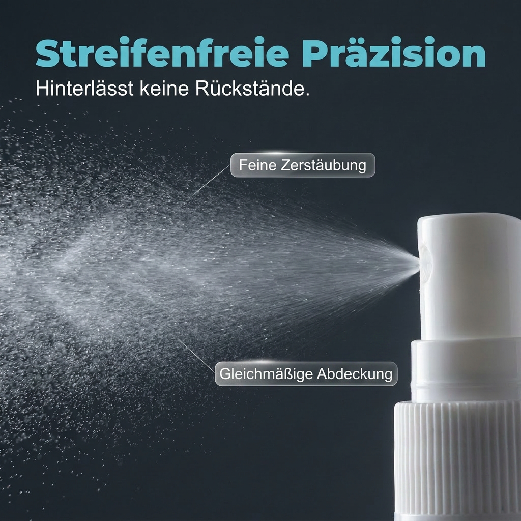 Professionelles Spray zur Reparatur von Kratzern auf Objektiven