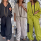 💓2-teiliges Baumwoll-Leinen-Set für Damen💓