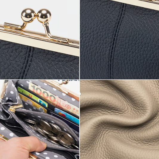 💥Lange Geldbörse aus hochwertigem Echtleder – ✨Zeitlose Eleganz, unschlagbarer Preis💕