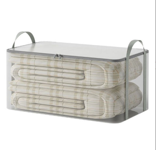 🔥Zeitlich begrenztes Angebot: 50 % Rabatt! 📦Große, robuste, dicke, transparente Aufbewahrungstasche aus Kunststoff für Kleidung, Umzug & Lagerung