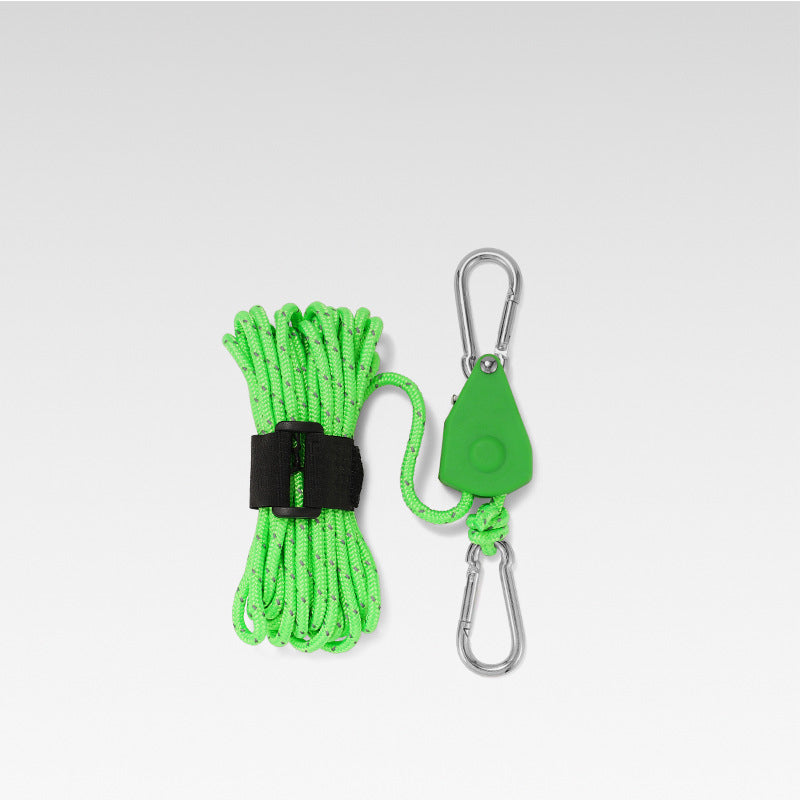 🪢Tragbares verstellbares Fix-Campingseil🌳
