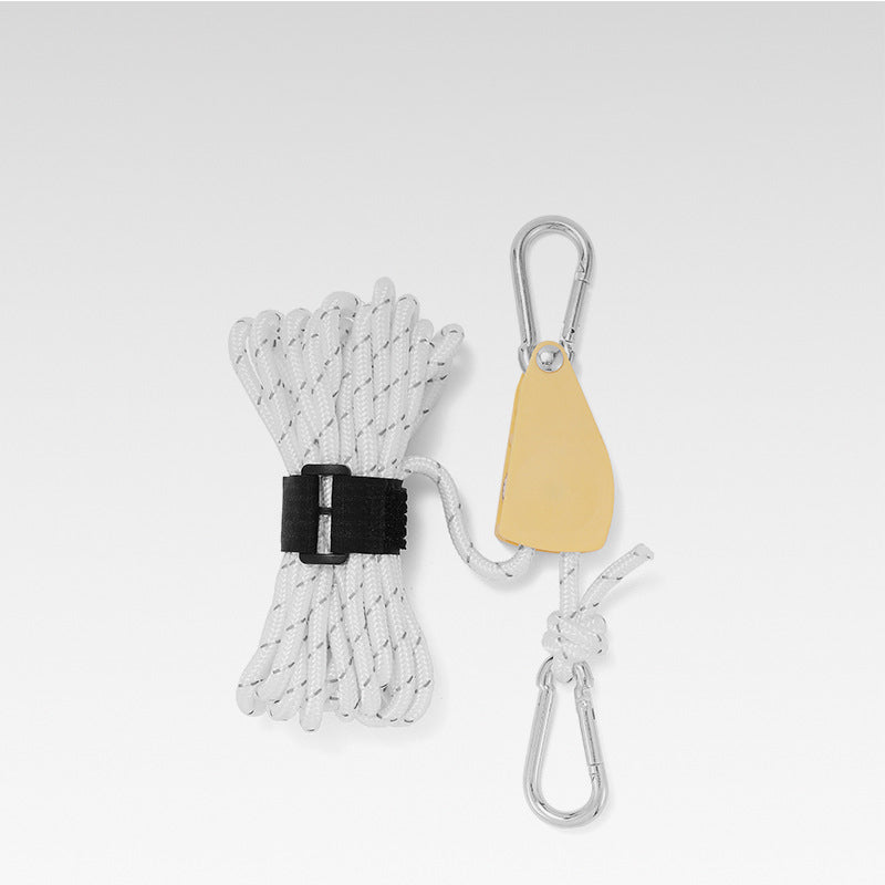 🪢Tragbares verstellbares Fix-Campingseil🌳