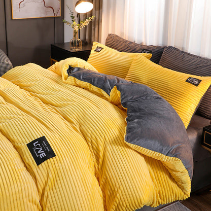 Premium Solid Color Bedding Set