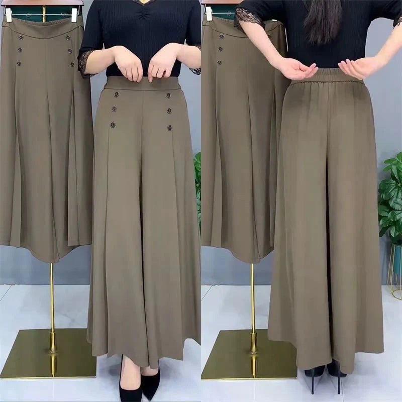 👖 【Heißer Verkauf】 Falten -Weitbeinhosen