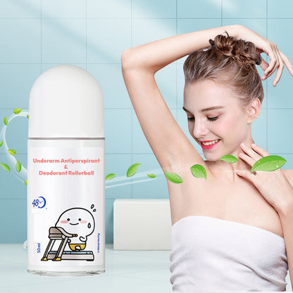 Roll-On für den Unterarm: Antitranspirant und Deodorant