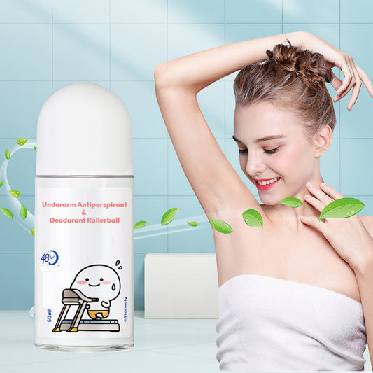Roll-On für den Unterarm: Antitranspirant und Deodorant