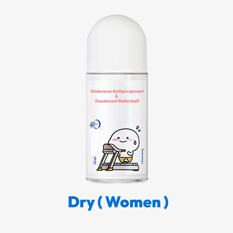 Roll-On für den Unterarm: Antitranspirant und Deodorant