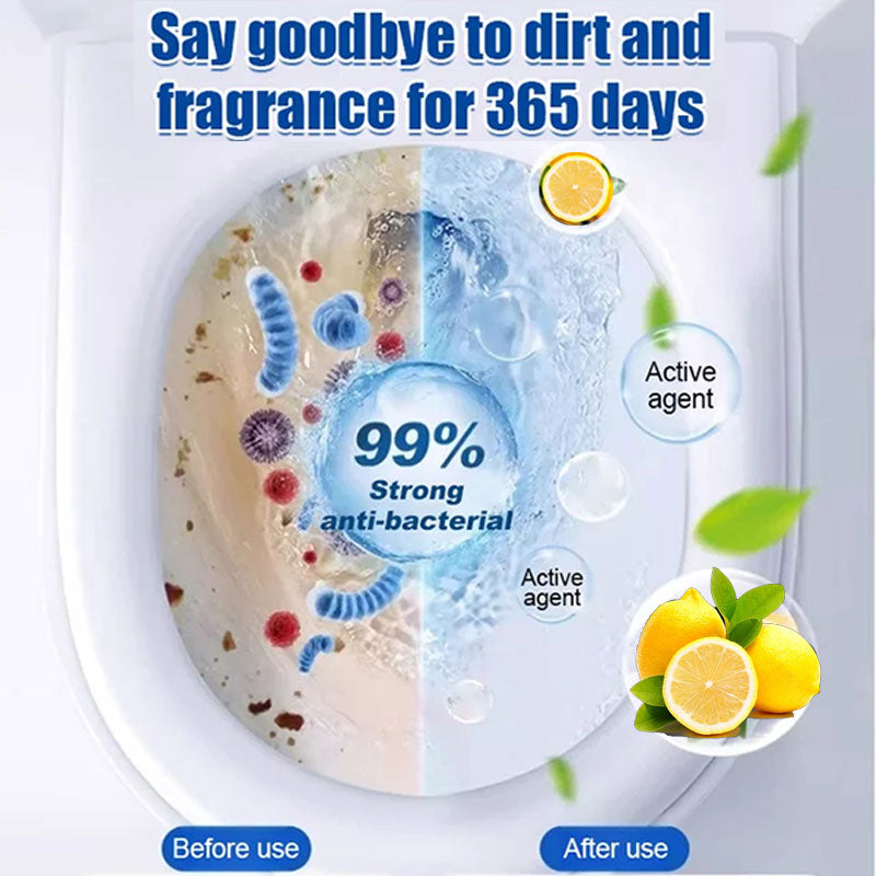 🔥Kaufen Sie 2 und erhalten Sie 3 gratis - 🍋 Toilettenreiniger-Tabletten mit Zitronenduft