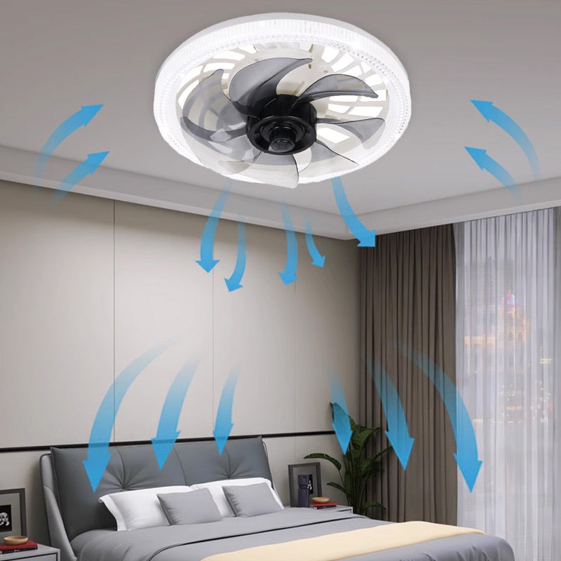 🌞Frühlingserwachen: 50% Rabatt!💡2-in-1 dimmbare Deckenventilatorlampe mit Fernbedienung – Leise, verstellbar und platzsparend