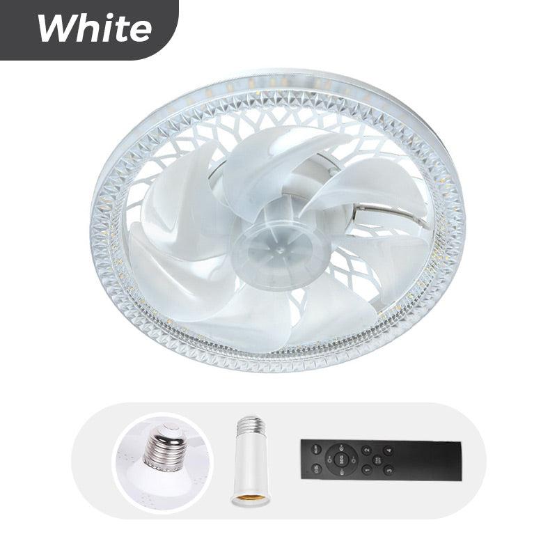 🌞Frühlingserwachen: 50% Rabatt!💡2-in-1 dimmbare Deckenventilatorlampe mit Fernbedienung – Leise, verstellbar und platzsparend