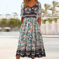 50% OFF🔥Elegantes Kleid mit böhmischem Print für Damen