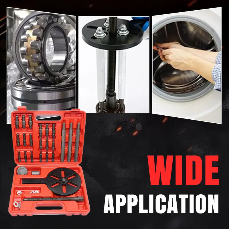 🔥Werkzeug zur Demontage von Innenlagern Abzieher 🔧 Innenlager-Abzieher Set aus Kohlenstoffstahl – 6 Spannzangen in robuster Box für Auto & Fahrrad