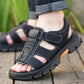 🔥49 % RABATT🔥Hochwertige Freizeitsandalen aus Leder für Herren 【Rutschfest, Fußmassage】