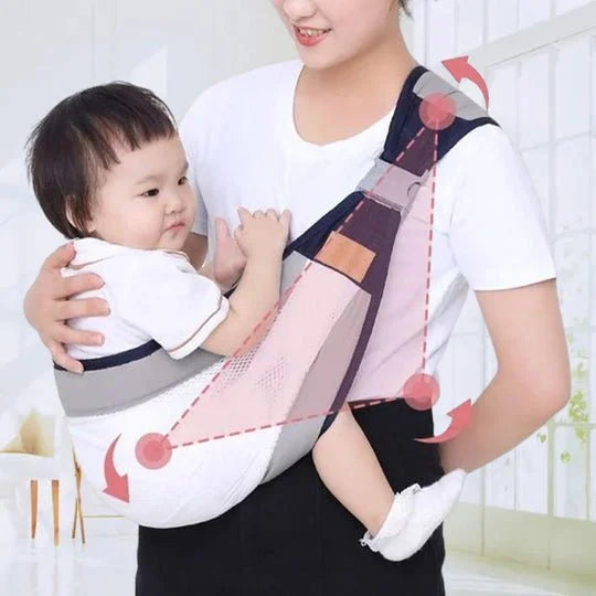 👶 50% RABATT! 🧸 4-in-1-Trage mit atmungsaktivem Mesh – 0–36 Monate, vorne & hinten – Tragekomfort & Nähe, Hände frei ✨