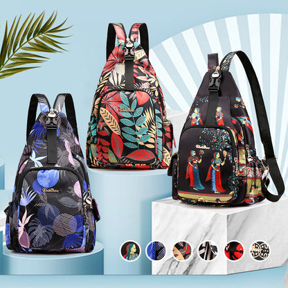 🎒Multifunktionaler, bedruckter Rucksack, leicht und wasserfest