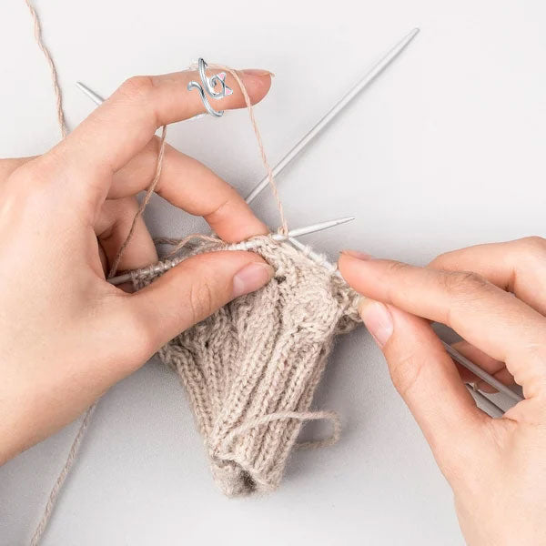 Verstellbarer Ring für Stricken und Häkeln