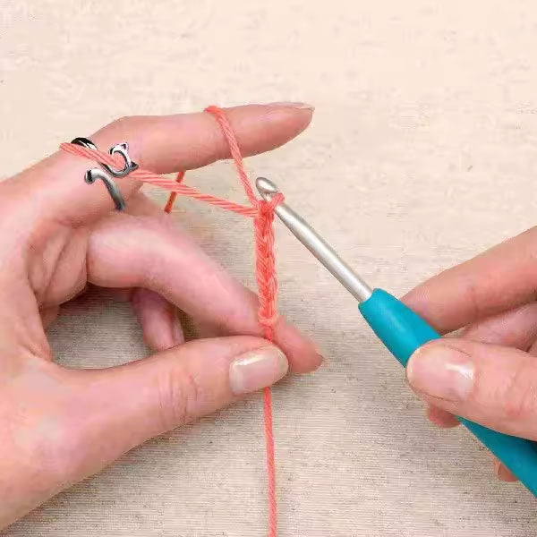 Verstellbarer Ring für Stricken und Häkeln