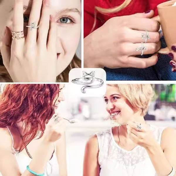 Verstellbarer Ring für Stricken und Häkeln