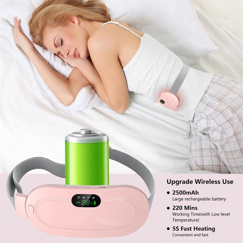 💖 NUR FÜR KURZE ZEIT 50% RABATT! ⚡ Kabelloser Menstruationsschmerz-Massagegürtel – Wärme, Vibration, Diskret ✨