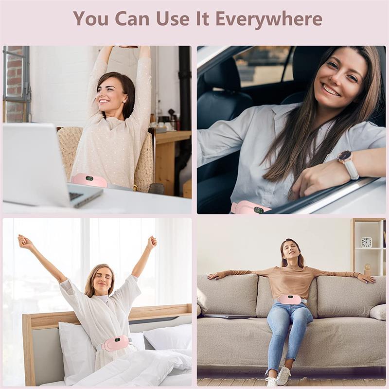 💖 NUR FÜR KURZE ZEIT 50% RABATT! ⚡ Kabelloser Menstruationsschmerz-Massagegürtel – Wärme, Vibration, Diskret ✨