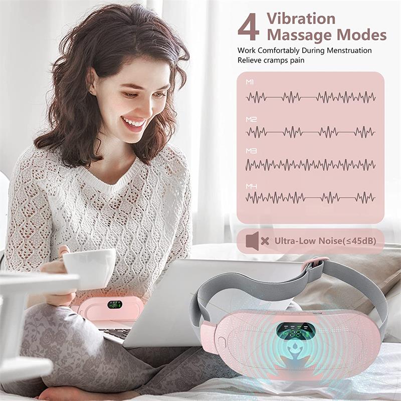 💖 NUR FÜR KURZE ZEIT 50% RABATT! ⚡ Kabelloser Menstruationsschmerz-Massagegürtel – Wärme, Vibration, Diskret ✨