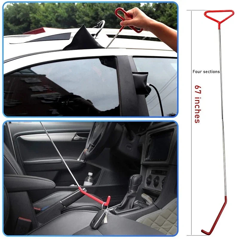 🔑 Professionelles Auto-Werkzeugset –🚗 Komplette Reparaturwerkzeuge, hohe Härte und langlebig, tragbarer Aufbewahrungskoffer, unverzichtbar für den Notfall und die tägliche Autowartung 🚗