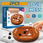 ♟️🌀Logik Schach Track Spielset für 2-4 Spieler, lustige Familien Spieleabend Unterhaltung
