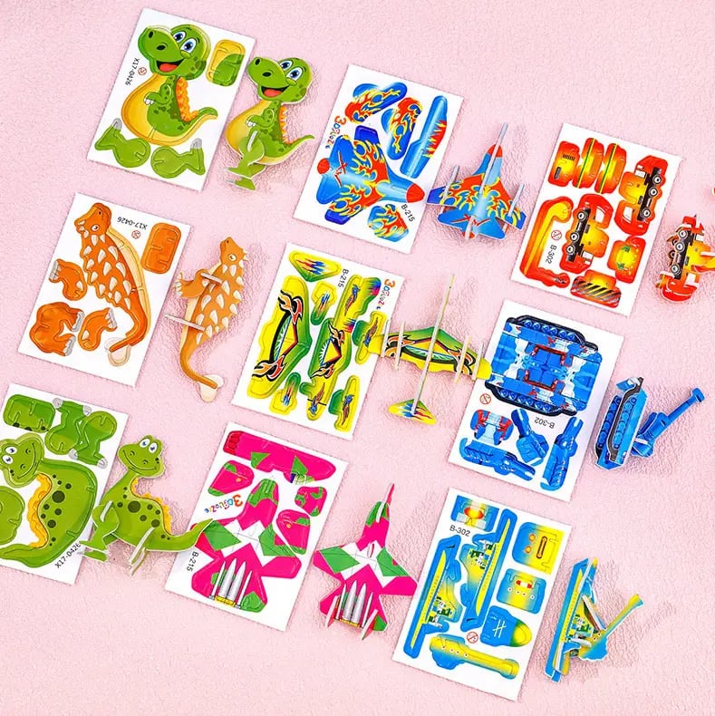 🧩 WEIHNACHTSANGEBOT 50% RABATT! ✨ Erzieherisches 3D-Cartoon-Puzzle - 57-teilig mit leuchtenden Farben für kreatives Lernen bei Kindern 🎨👧