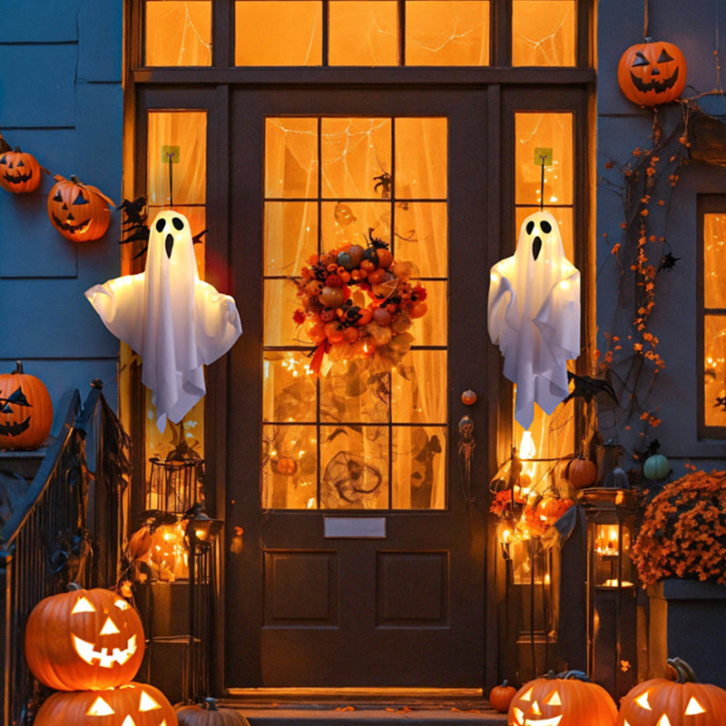 💥Halloween Vorschau👉 50% Rabatt👻Leuchtendes Gespenst Kronleuchter für Halloween Party Dekoration👻