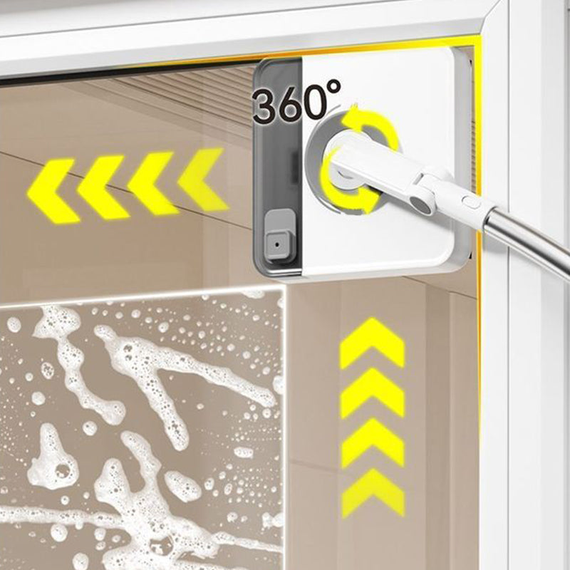 Mehrzweck-Fensterreiniger für den Haushalt mit Stiel und Schwamm