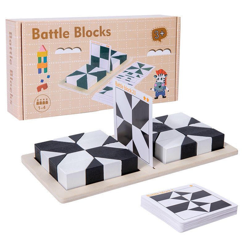 🔥Solange der Vorrat reicht 40 % Rabatt!🎉🌸Kreatives Lernpuzzleset für Kinder in Schwarz und Weiß