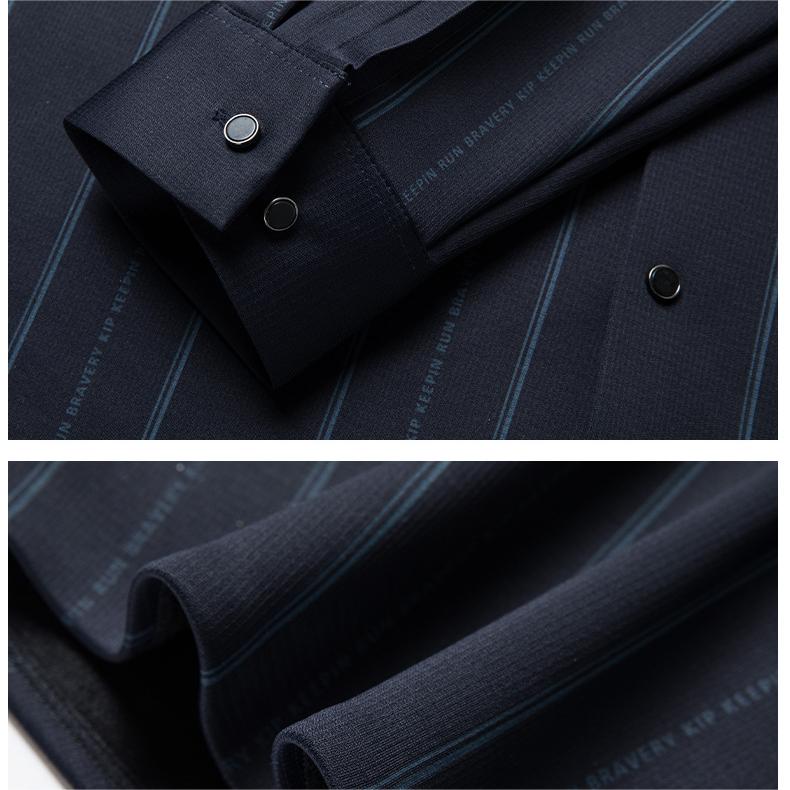 🌊Knitterfreies, gefüttertes Stretch-Winterhemd für Herren👔