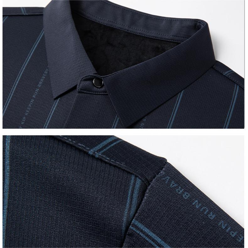🌊Knitterfreies, gefüttertes Stretch-Winterhemd für Herren👔