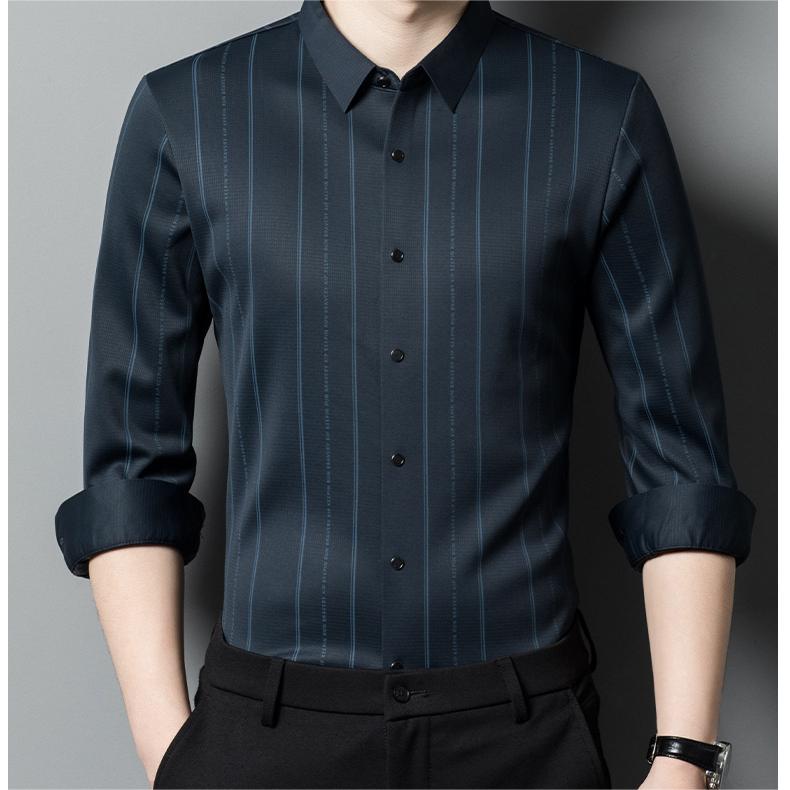 🌊Knitterfreies, gefüttertes Stretch-Winterhemd für Herren👔