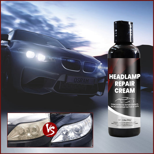 Car Headlight Restoration Polish Cream