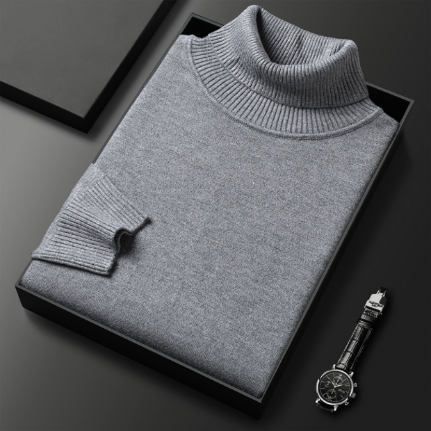 🧶 50% RABATT HOT SALE! ✨ Premium Kaschmirpulli Herren Einfarbig - Weiches Wohlfühlgarn mit Moderner Passform für Business & Freizeit 👔🎯